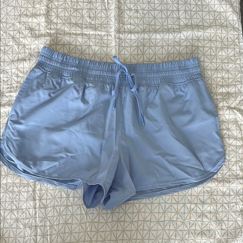 Source Unknown Blue Athletic Shorts with Relaxed Fit